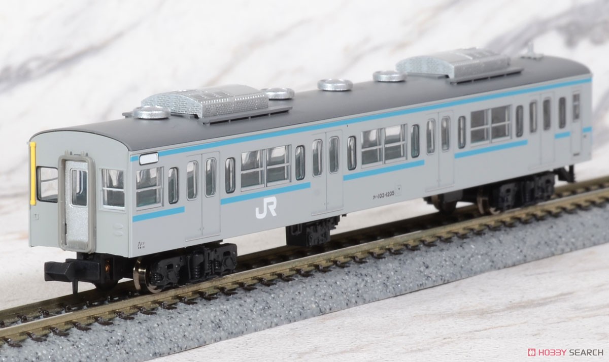 103系-1200 東西線 青帯 サハ組込編成 (基本・6両セット) (鉄道模型) 商品画像4