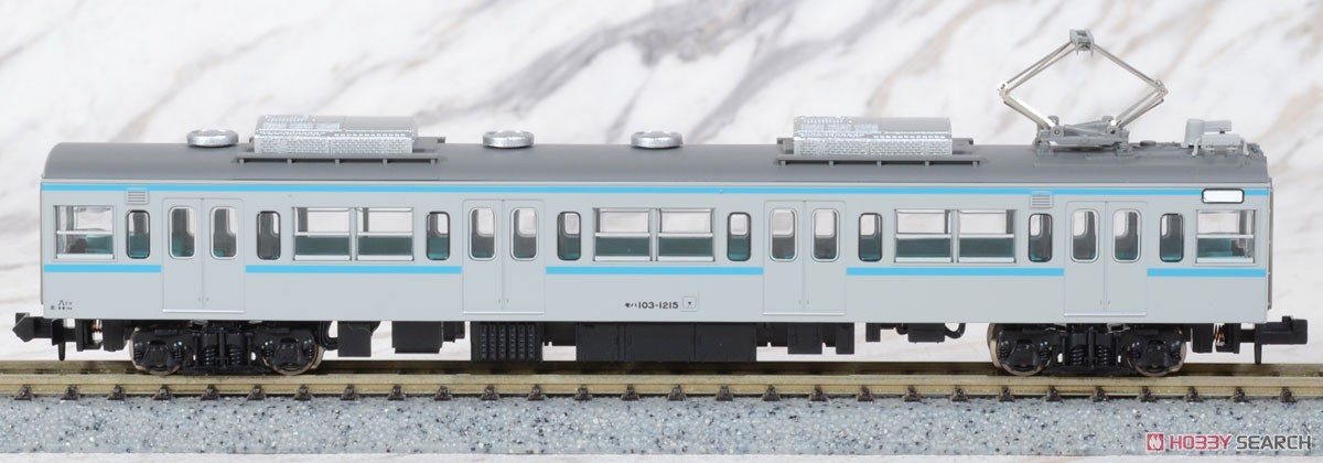 103系-1200 東西線 青帯 サハ組込編成 (基本・6両セット) (鉄道模型) 商品画像8