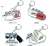 Detective Conan Motif Series Acrylic Key Ring B Kid the Phantom Thief (Anime Toy) Other picture1