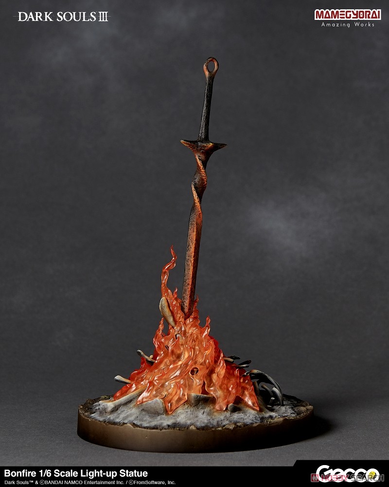 Dark Souls III/ Bonfire 1/6 Scale Light-up Statue (Completed) Item picture1