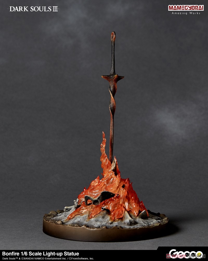 Dark Souls III/ Bonfire 1/6 Scale Light-up Statue (Completed) Item picture2