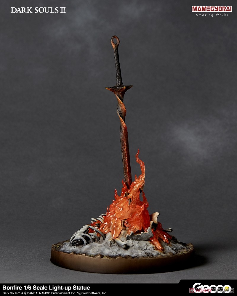 Dark Souls III/ Bonfire 1/6 Scale Light-up Statue (Completed) Item picture4