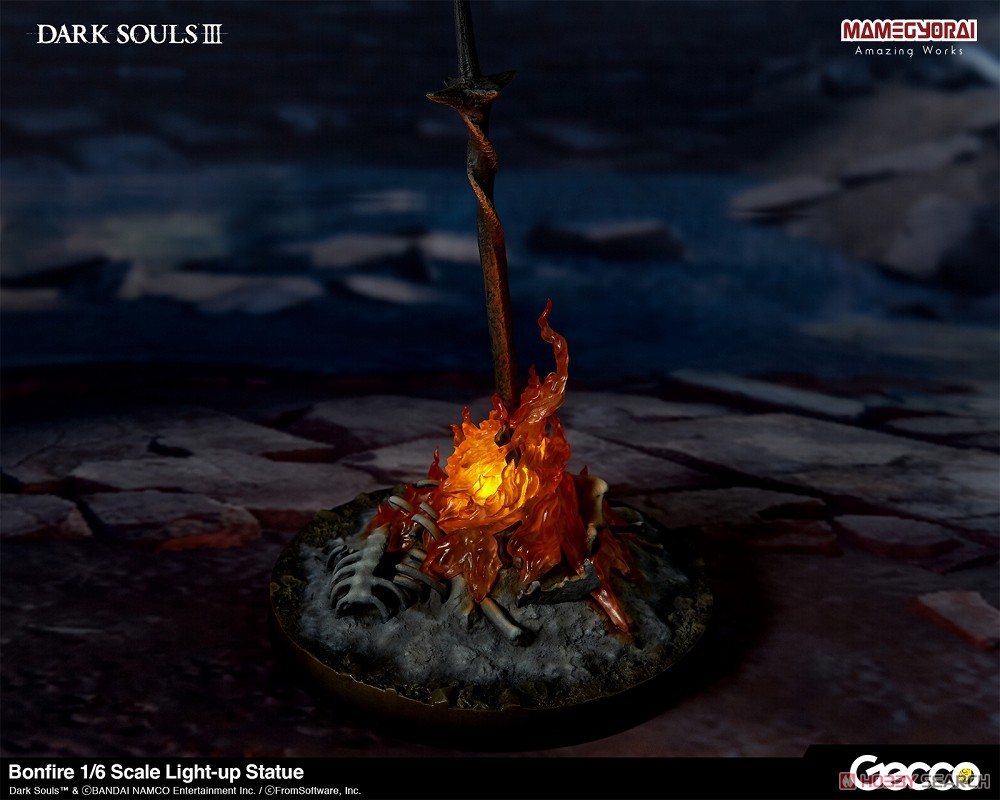 Dark Souls III/ Bonfire 1/6 Scale Light-up Statue (Completed) Other picture3