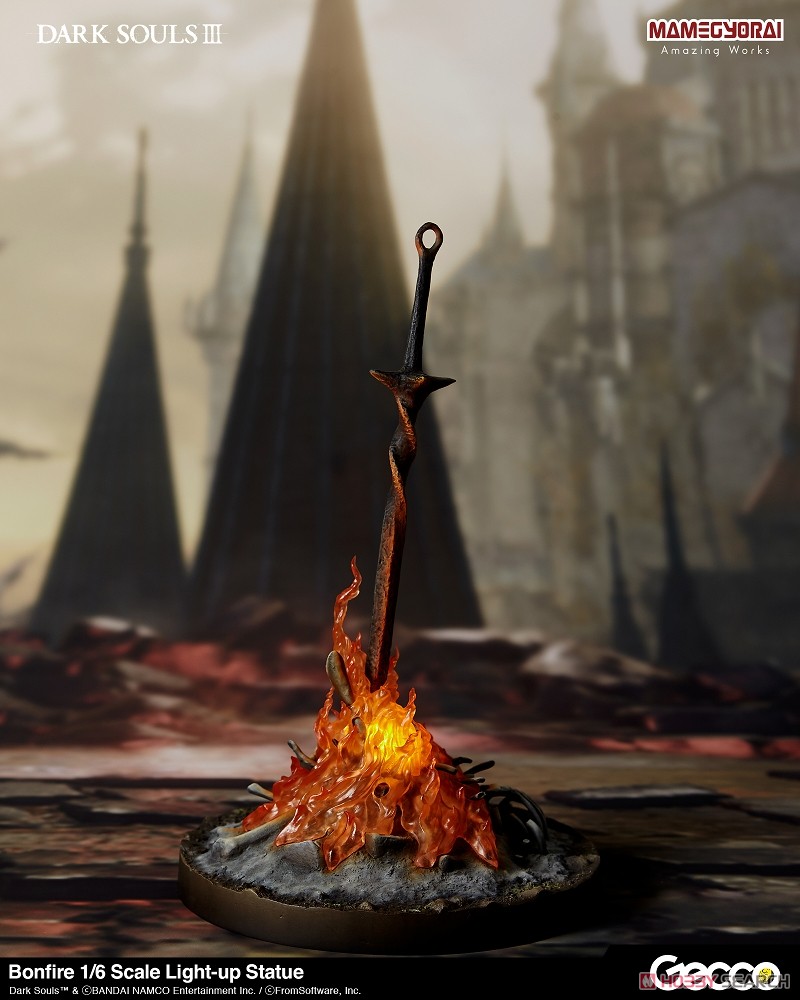 Dark Souls III/ Bonfire 1/6 Scale Light-up Statue (Completed) Other picture8