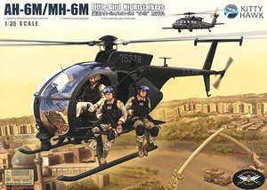 AH-6M/MH-6M Little Bird Nightstalkers w/Figure x6 (Plastic model)