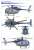 AH-6M/MH-6M Little Bird Nightstalkers w/Figure x6 (Plastic model) Color3