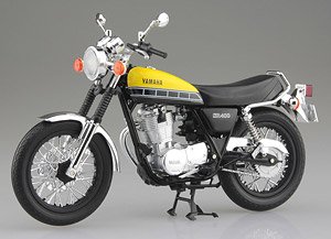 Yamaha SR400 Light Redish Yellow Solid (Diecast Car)