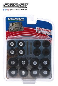 Kings of Crunch Wheel & Tire Pack - 16 Wheels, 16 Tires, 8 Axles (Diecast Car)