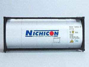 (N) 20ft Tank Container `Nichicon` (4 Pieces) (Model Train)