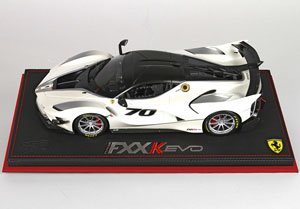 フェラーリ FXXK-EVO ダイキャスト メタルホワイト (ケース無し) (ミニカー)