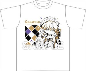 Fate/Grand Order きゃらとりあ Tシャツ キャスター/ギルガメッシュ (キャラクターグッズ)