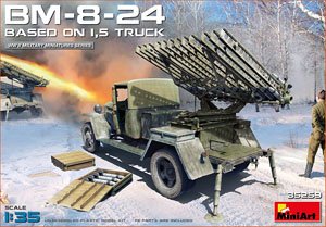 BM-8-24 カチューシャ砲/1.5tトラック搭載 (プラモデル)