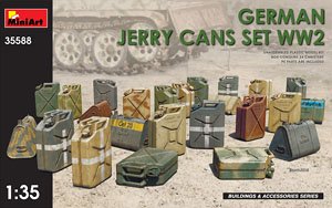 German Jerry Cans Set WW2 (Plastic model)