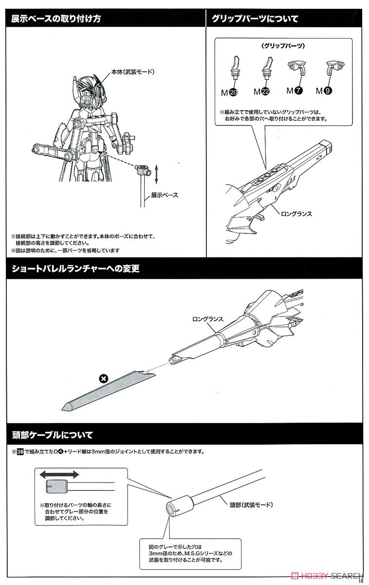 BULLET KNIGHTS ランサー (プラモデル) 設計図14