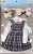 AZO2 Classical Check Jumper Dress Set (Navy Check) (Fashion Doll) Item picture2