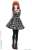 AZO2 Classical Check Jumper Dress Set (Navy Check) (Fashion Doll) Other picture2