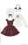 AZO2 Classical Check Jumper Dress Set (Red Check) (Fashion Doll) Item picture1