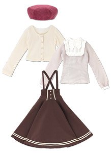 AZO2 Literature Girl Set (Brown) (Fashion Doll)