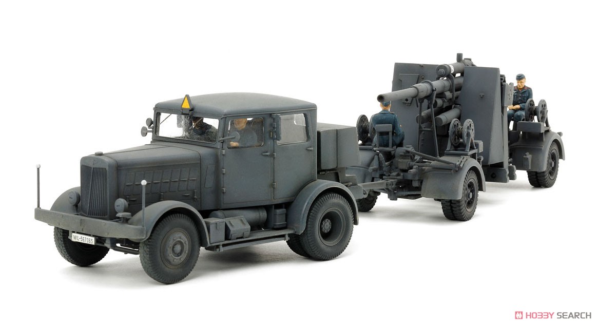 ドイツ重牽引車 SS-100・88mm砲 FLAK37 セット (プラモデル) 商品画像1