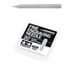 スジ彫り超硬ニードル 20° (工具)