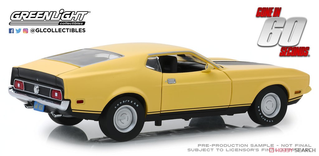 1:18 Gone in Sixty Seconds (1974) - 1973 Ford Mustang Mach 1 `Eleanor` (ミニカー) 商品画像3