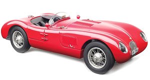 Jaguar C-Type 1952 XKC 023 Red (Exist Model Version) (Diecast Car)