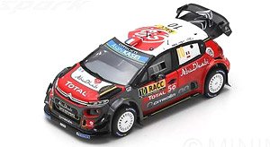 Citroen C3 WRC No.10 Winner Rally Catalunya 2018 S.Loeb D.Elena (Diecast Car)