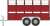 (N) Livestock Trailer Red (Model Train) Other picture1