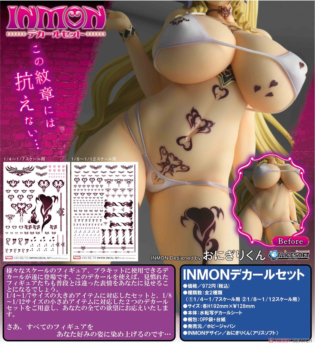 INMON デカールセット 1/4～1/7スケール用 (素材) その他の画像3