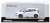 ホンダ フィット 3 RS White デカールシート、スペアタイヤ付き (ミニカー) パッケージ1