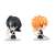 Chimi Mega Buddy Series! Bleach Ichigo Kurosaki & Rukia Kuchiki Soul Reaper Set (PVC Figure) Item picture4
