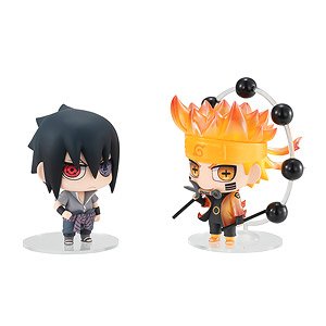 Chimi Mega Buddy Series! Naruto: Shippuden Naruto Uzumaki & Sasuke Uchiha Ninkai Taisen Set (PVC Figure)