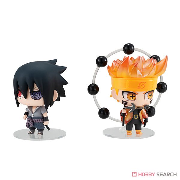 ちみメガ バディシリーズ！ NARUTO -ナルト- 疾風伝 うずまきナルト＆うちはサスケ 忍界大戦セット (フィギュア) 商品画像2