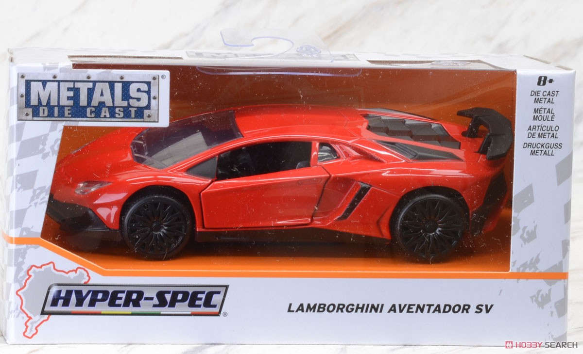 Hyper-Spec Lamborghini Aventador SV (Red) (ミニカー) パッケージ1