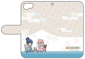 [Yurucamp] Notebook Type Smartphone Case (Nadeshiko & Rin/Kimono) for iPhone6 & 7 & 8 (Anime Toy)