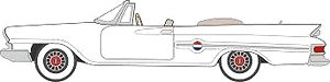 (HO) クライスラー 300 コンバーチブル 1961オープントップ (アラスカホワイト) (鉄道模型)