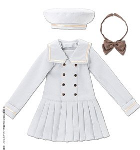 50 Sailor Collar One-piece (Saxe) (Fashion Doll)