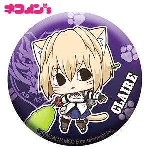 [God Eater 3] Nekomens 54mm Can Badge Claire Victorious (Anime Toy)