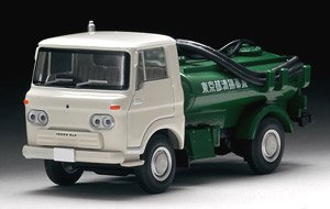 TLV-180a エルフ バキュームカー (白/緑) (ミニカー)