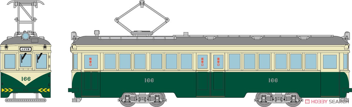 鉄道コレクション 阪堺電車 モ161形 166号車 金太郎塗装 (鉄道模型) その他の画像1
