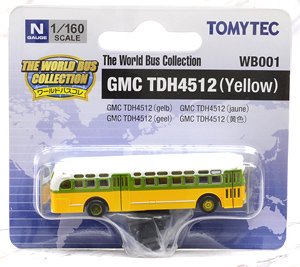 The World Bus Collection [WB001] GMC TDH4512 (Yellow) (Model Train)