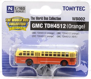 The World Bus Collection [WB002] GMC TDH4512 (Orange) (Model Train)