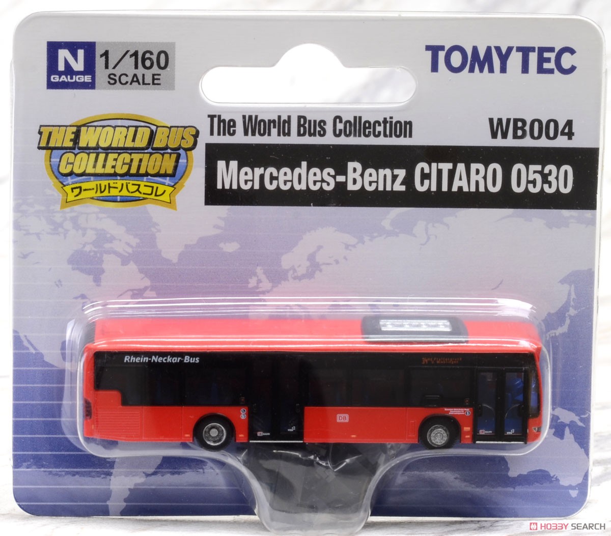ワールドバスコレクション [WB004] メルセデスベンツ シターロ O530 DB(ドイツ鉄道) (鉄道模型) パッケージ1