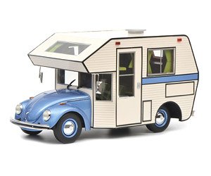 VW Beetle Motor Home Blue (Diecast Car)