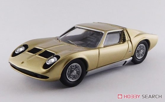 Lamborghini Miura P400S 1969 Gold (Diecast Car) Item picture1