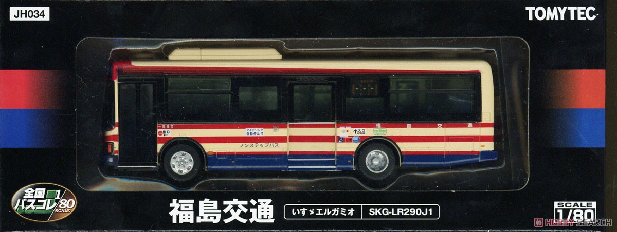 全国バスコレクション80 [JH034] 福島交通 (いすゞエルガミオ) (福島県) (鉄道模型) パッケージ1