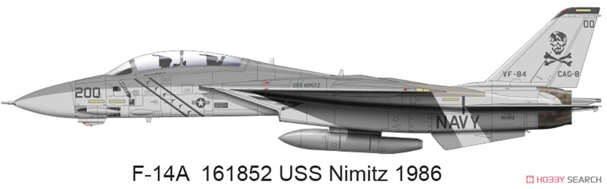 F-14A VF-84 「ジョリーロジャーズ」 #200 `ロービジ` (デカール) その他の画像1