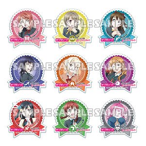 Love Live! Nijigasaki High School School Idol Club Trading Acrylic Badge Vol.1 (Set of 9) (Anime Toy)