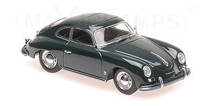 ポルシェ 356 A クーペ 1959 グリーン (ミニカー)