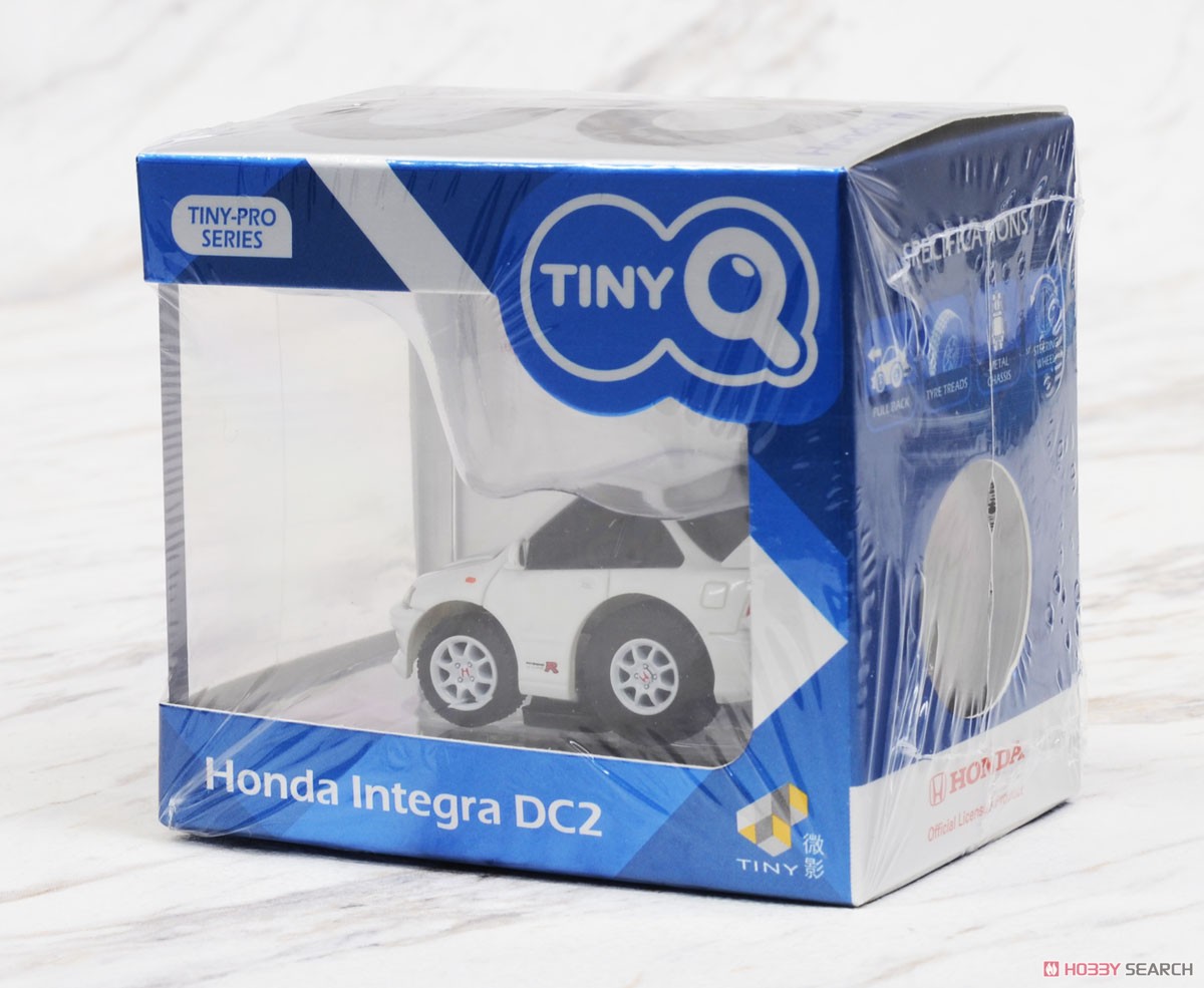 TinyQ Honda Integra DC2 Championship White (Choro-Q) Package1